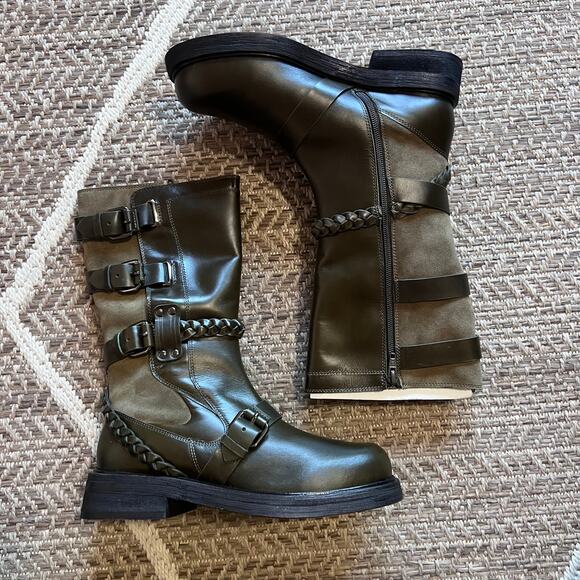 Free People Billie Buckle Boot Sz 8 - Picture 1 of 9